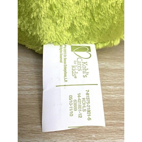 Kohls Cares How the Grinch Stole Grinch Christmas Plush Toy Dr Seuss 19” Green - Picture 3 of 5